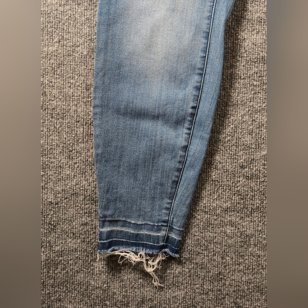 Judy Blue Pull On Raw Hem Skinny Jeans - 16W - Picture 3 of 12